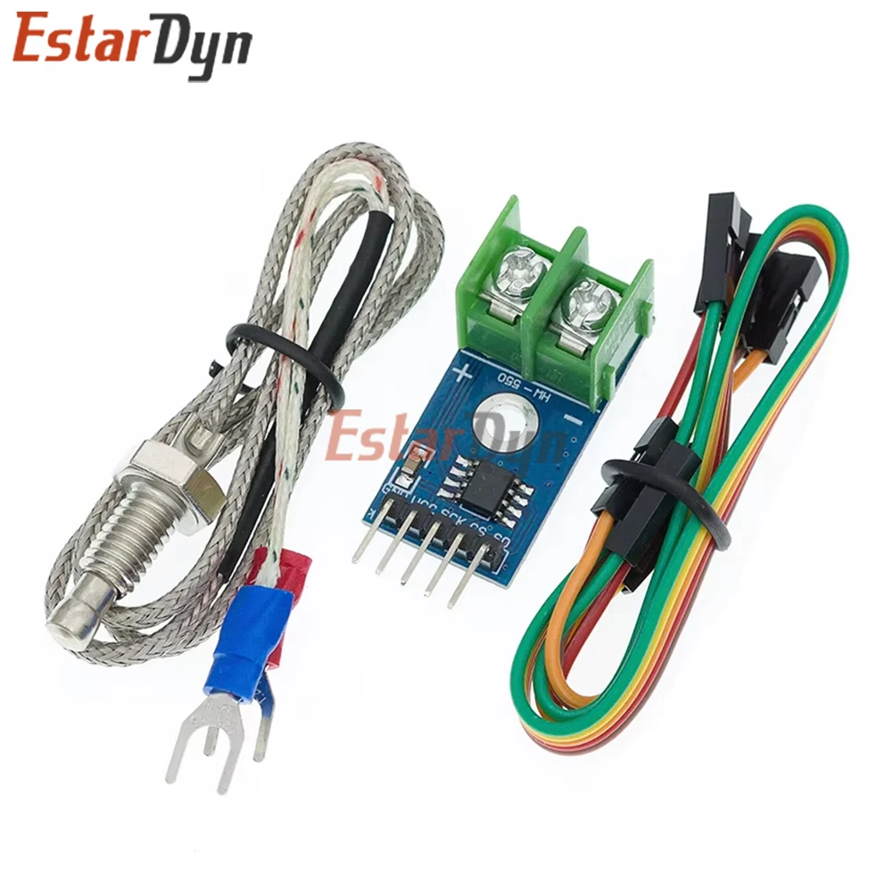 Módulo de termopar MAX6675 tipo K, 0,25 ° Sensor de alta temperatura de resolución C con interfaz SPI para control industrial Arduino - imagen 2