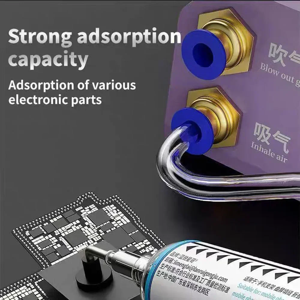 Lanrui Dispensador de aceite de soldadura con pegamento multifuncional, herramienta de grado profesional para iPhone, marco LCD, cubierta trasera, juego de limpieza de polvo - imagen 3