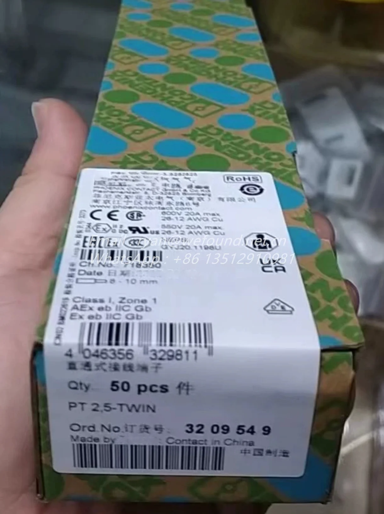 Bloque de terminales TWIN Feed, 3209549 PT, 2,5 - imagen 3