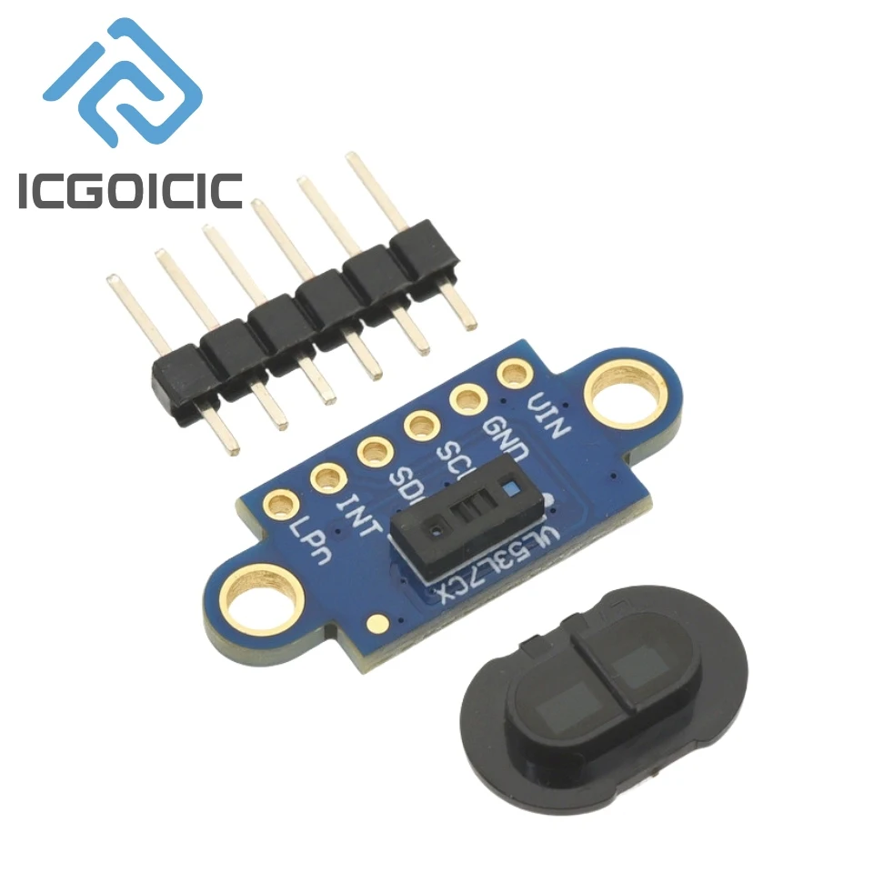 VL53L7CX Sensor de tiempo de vuelo multizona 8x8 – Módulo de distancia ToF de 64 puntos, I2C para robótica y control de gestos - imagen 4