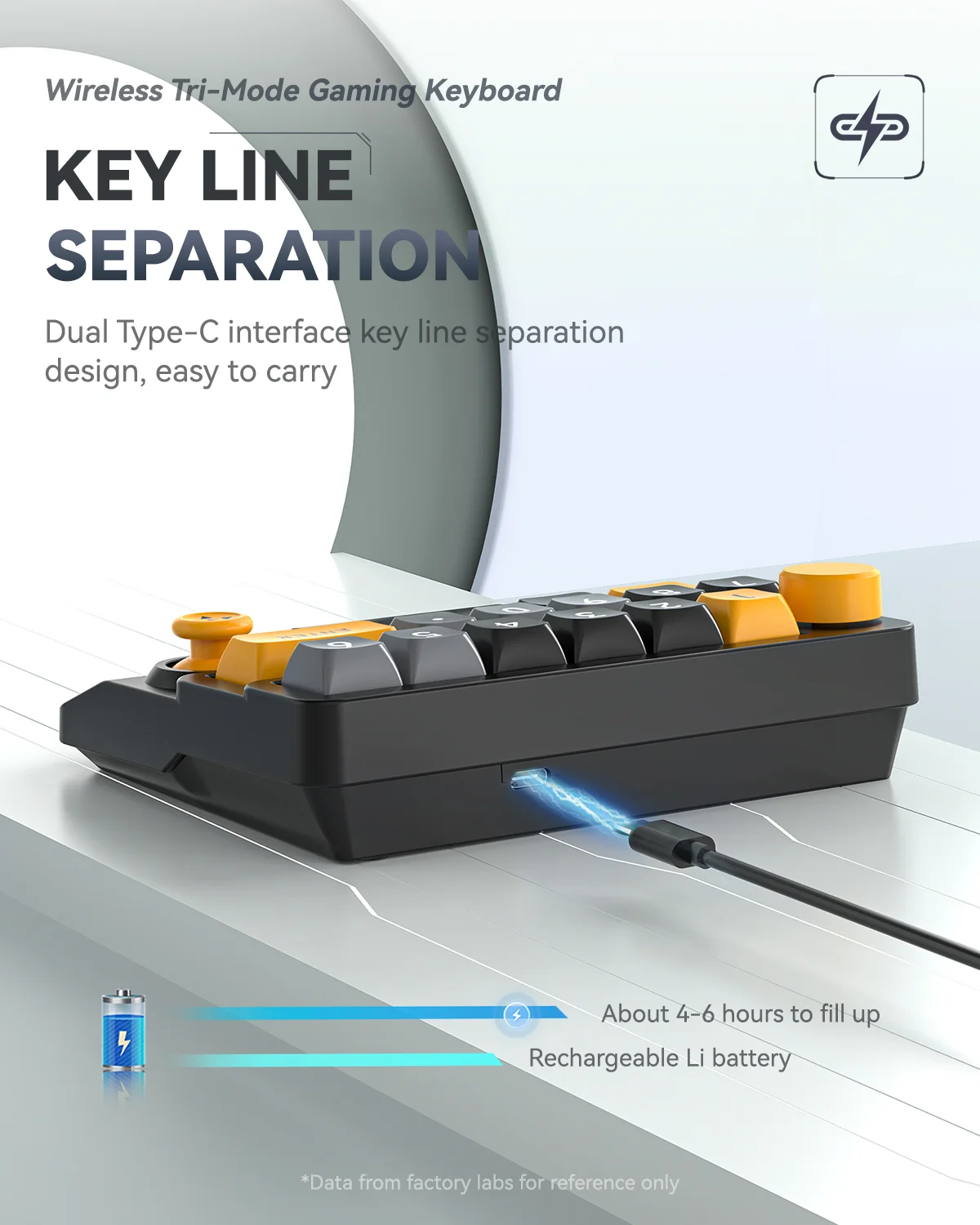 Teclado mecánico inalámbrico retroiluminado JOMAA RGB con Joystick teclado para juegos Bluetooth intercambiable en caliente teclado con cable - imagen 2