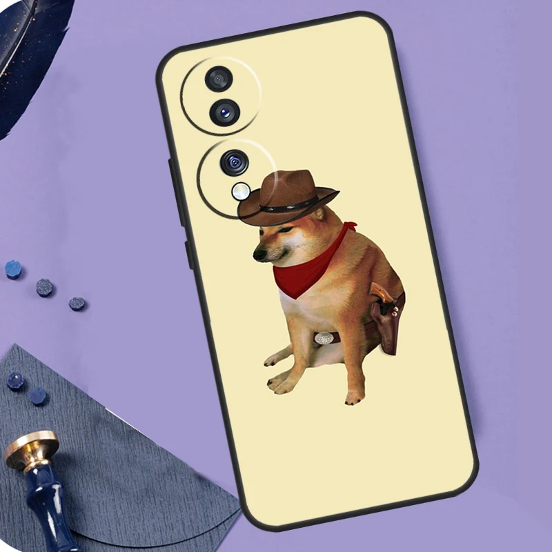Cheems Shiba Inu Doge Meme funda para Honor Magic 5 6 7 Lite 8 Pro X9a X9b X9c X9d X8a X8b X8c 50 70 90 200 400 Pro Coque - imagen 5