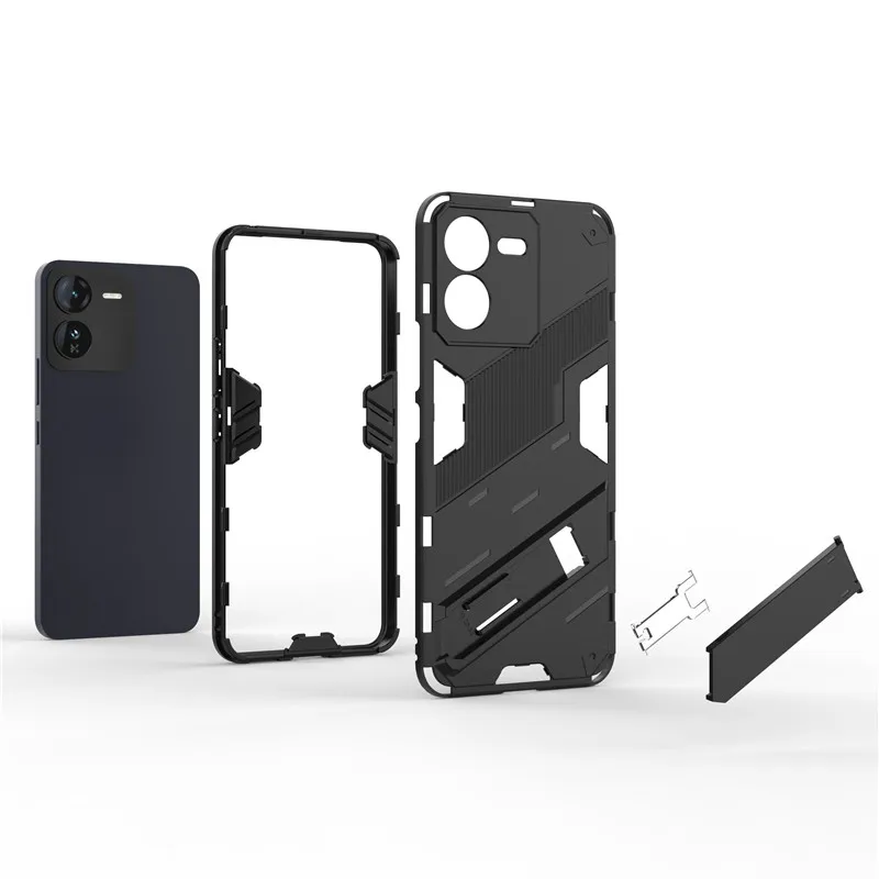 Para ViVo IQOO Z9 Funda ViVo IQOO Z9 5G Funda estilo Punk armadura protector de parachoques Fundas protectoras traseras para teléfono para ViVo IQOO Z9 Funda - imagen 5
