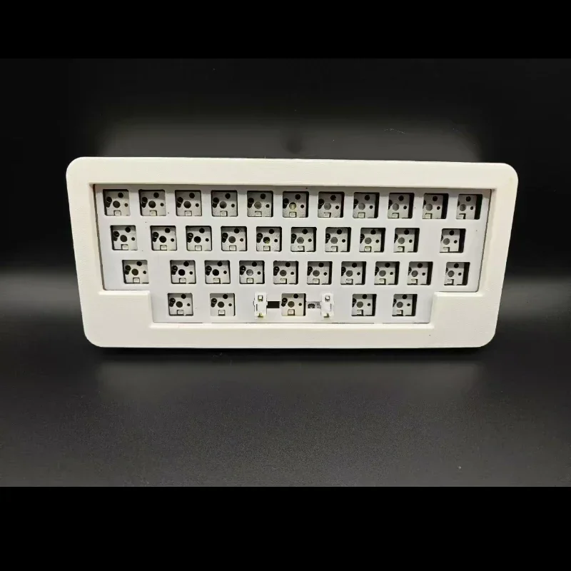 Teclado menor de modo único RGB con diseño QAZ, Kit intercambiable en caliente, Firmware QMK, Vial personalizado, teclado tipo c de 36 teclas, compatible con teclas Macro - imagen 5