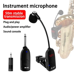 Micrófono Inalámbrico Saxofón Trompeta – Sistema Profesional