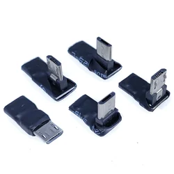 Adaptador 90 Grados MicroUSB Hembra Macho y MiniUSB