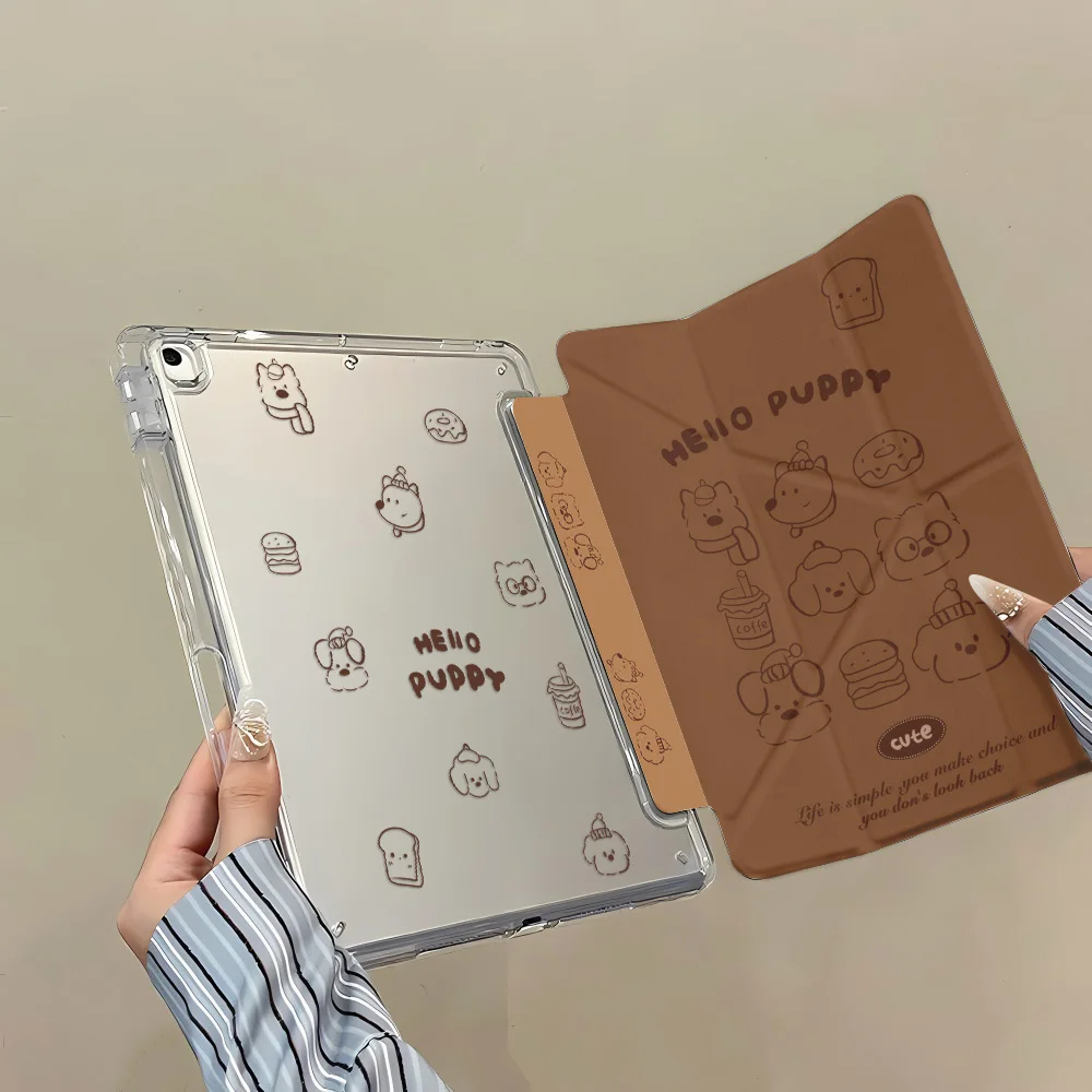 Funda con perro bonito para iPad A16 11th 2025 10th Gen 9th 8th 7th 9,7 en IPad Air 11 13 M2 M3 Pro 11 12,9 13 iPad Air 5 4 10,9 Mini 6 7 - imagen 4