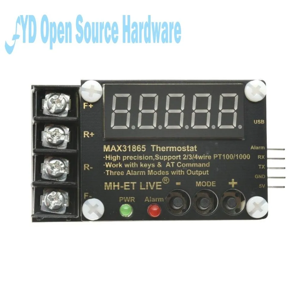 Módulo Sensor de temperatura MAX31865 PT100 RTD, amplificador aislado de 3 cables con UART/RS485, para registro y depuración de datos de PC - imagen 4