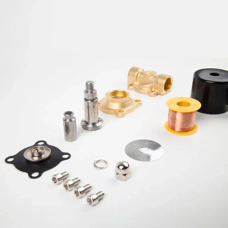 Válvula Solenoide eléctrica 1/4 "3/8" 1/2 "3/4" 1 "DN8/10/15/20/25/50 neumática normalmente cerrada para agua aceite aire 12V 24V 220V 110V - imagen 4