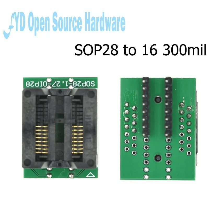 Toma de adaptador SOP8/14/16/18/20/24/28, programador de cuerpo ancho, 150/200/208/300mil, para EZP2010, EZP2013, CH341A, prueba IC - imagen 4