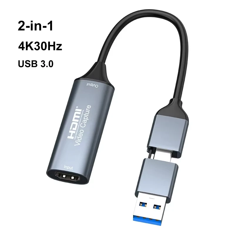 2-in-1 USB3.0 4K30Hz