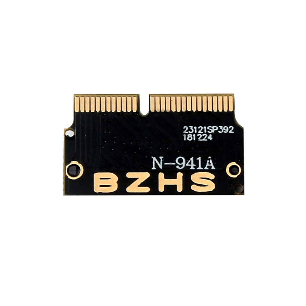 Adaptador H1111Z m.2 NVMe PCIe M2 NGFF a SSD para ordenador portátil de Apple, para Macbook Air Pro 2013 2014 2015 A1465 A1466 A1502 A1398 PCI-E x4 - imagen 5
