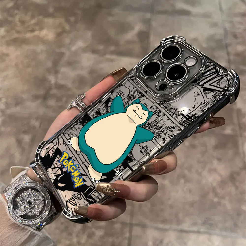 Funda de teléfono con revestimiento de Pikachues para Oppo A3x A3 A2 A98 A79 A78 A58 A38 A18 A97 A57 A76 A36 A96 A17 A55 A74 A54 A16 4G 5G - imagen 3