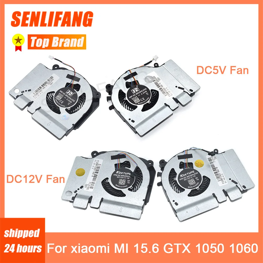 Para portátil Xiaomi Mi Gaming 5V 12V 171502 -AA AD AB AK AM GTX1050 1060 RTX2060 EG75071S1-C010/C020-S9A Ventilador de refrigeración de CPU para computadora portátil