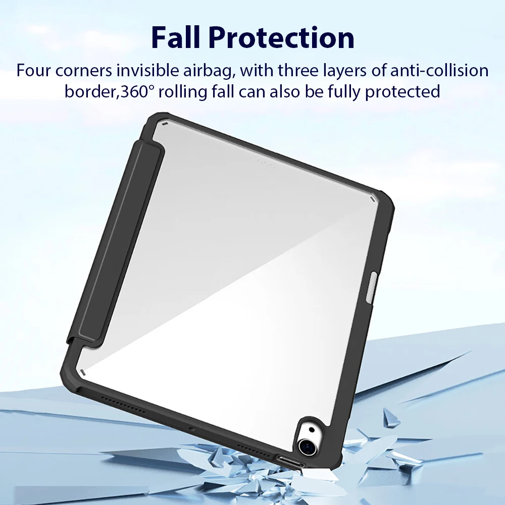 Funda para iPad Pro 12,9 11 13 M5 M4 2025 A16 M3 10. a generación 10,9 Funda para iPad Air 3 4 5 6 Mini 7 10,5 10,2 Funda protectora - imagen 5