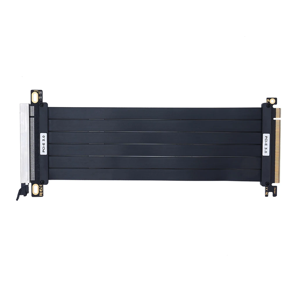 Cable elevador PCI-E 3,0 PCIe 3,0 x16, puerto de extensión de tarjeta extensora Flexible de alta velocidad, adaptador de 180 grados, Cable de extensión GPU - imagen 2