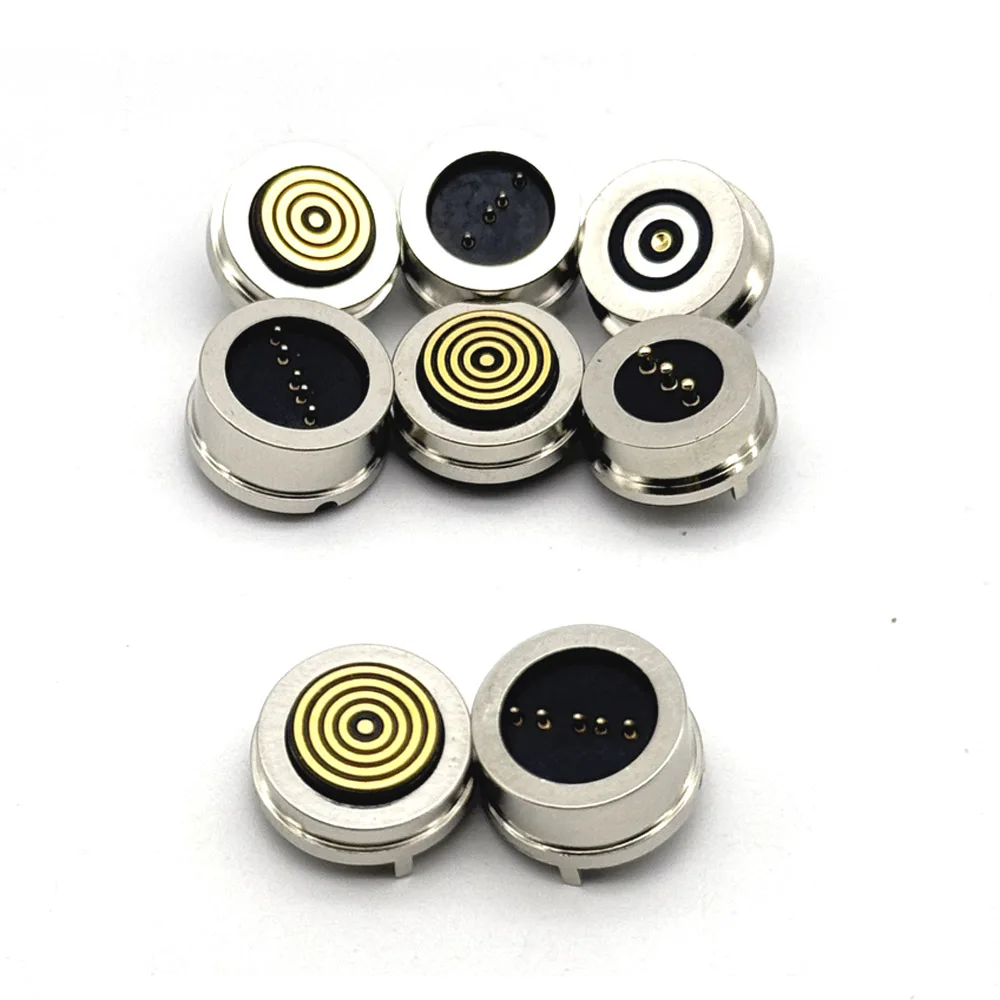 3Pin 4Pin 5Pin 6Pin Conector magnético impermeable con resorte cargado macho hembra360 ° succión ciega Señal CC Carga de transmisión - imagen 5