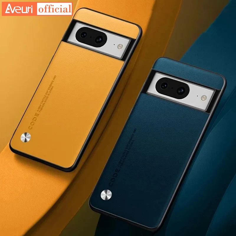 Funda de teléfono con protección de silicona para Google Pixel 6A 7A 6 7 Pro Pixel6 A, Funda de cuero PU de lujo para Google Pixel 8 Pro 8Pro