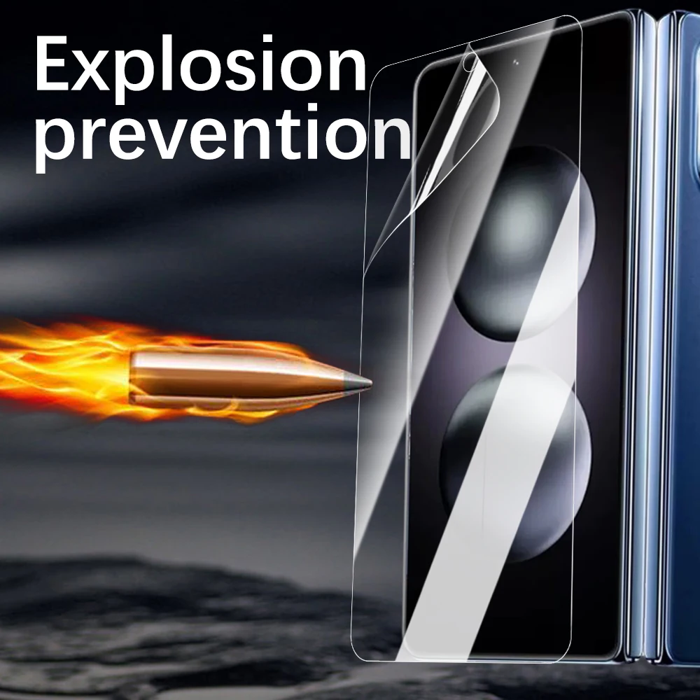 Protector de pantalla transparente HD 6 en 1 para Xiaomi Mi Mix Fold 4 5G, película frontal de hidrogel, cámara trasera, vidrio templado para Mi Mix Fold4 - imagen 4