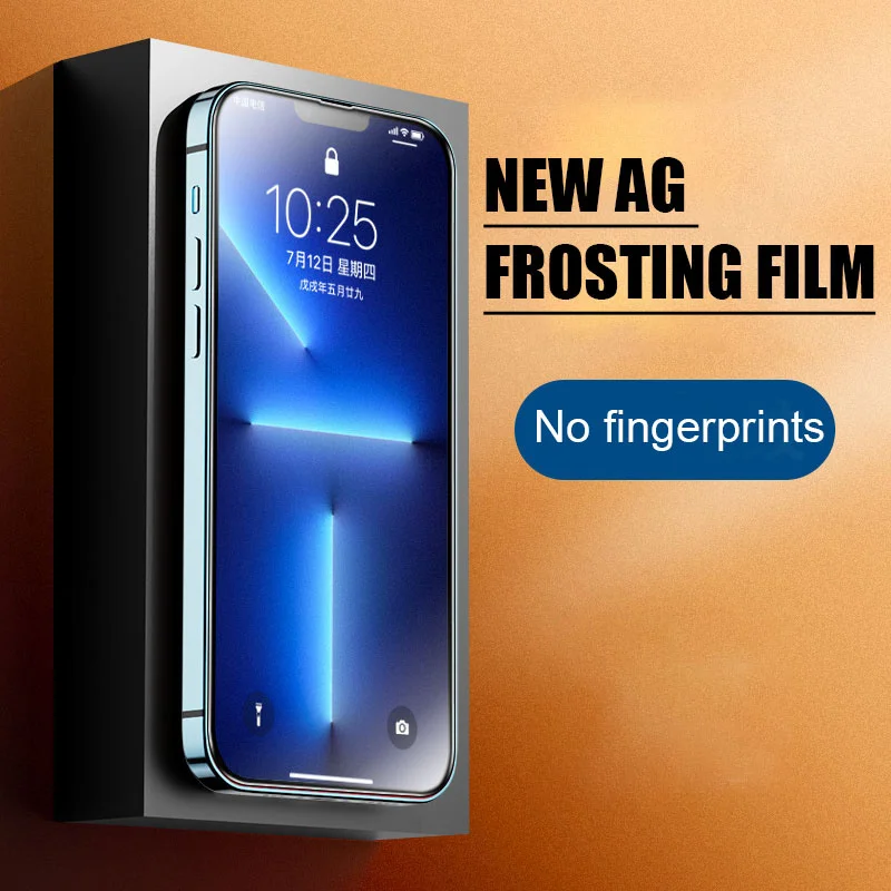 Vidrio Templado esmerilado para iphone 13 12 pro max 13 mini 12 mini vidrio protector esmerilado para iphone 7 8 plus x xs xr xs max - imagen 4