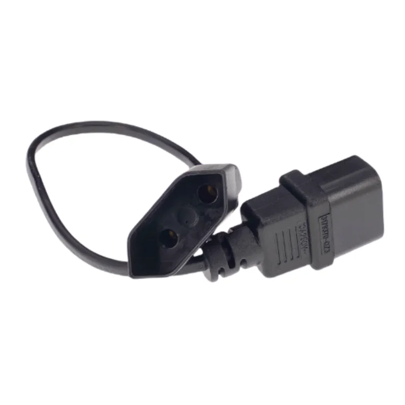 IEC 320 C14 Male Plug to European 2Pin Female Power Cable For UPS PDU,EU Power Adapter Cord,30CM - imagen 5