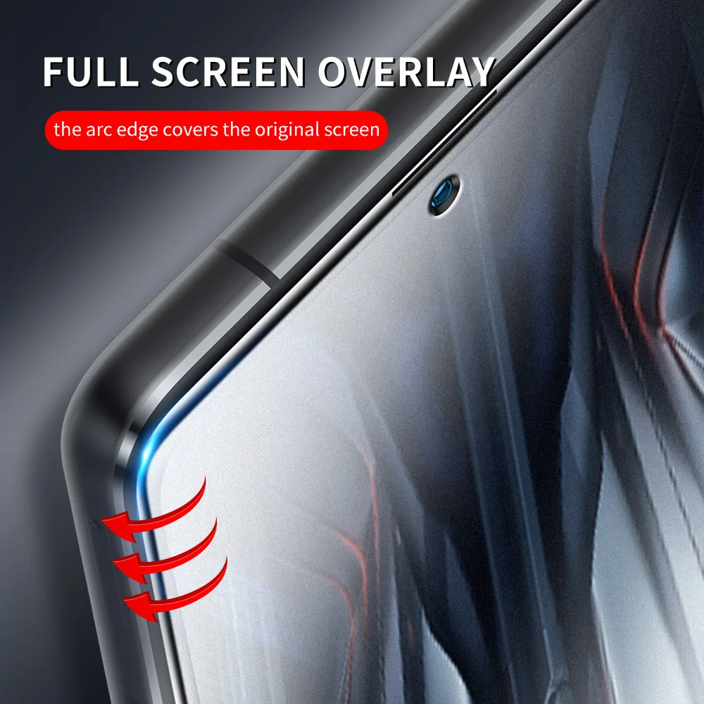 SmartDevil cubierta completa de vidrio templado para Redmi K50 Pro K40 S Pro protectores de pantalla para Xiaomi K50 Gaming edición HD - imagen 4