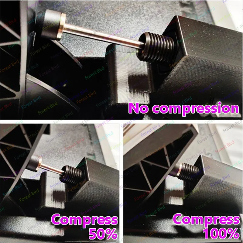 Kit de actualización de amortiguación hidráulica de acelerador/del freno de pedal de embrague/reemplazo para accesorios Thrustmaster T3PA Gaming Simracing - imagen 4