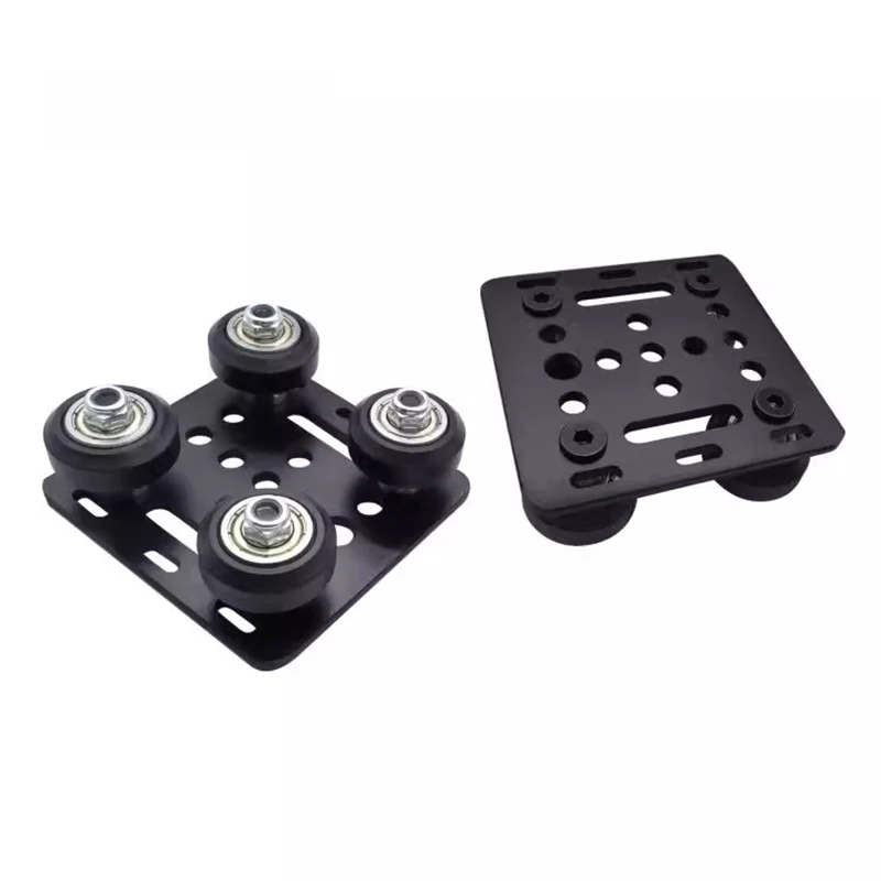 Piezas de impresora 3D, juego de placas de pórtico de 2020 V, polea de placa deslizante especial para ruedas de perfiles de aluminio con ranura en V 2020 - imagen 5
