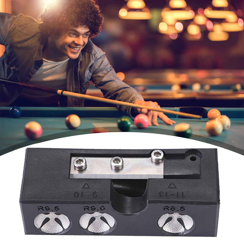 Herramienta de punta de taco de billar multifuncional 9 en 1, herramienta de reparación de Taco de billar, pulidor de arco, herramienta de reparación de varilla - imagen 5