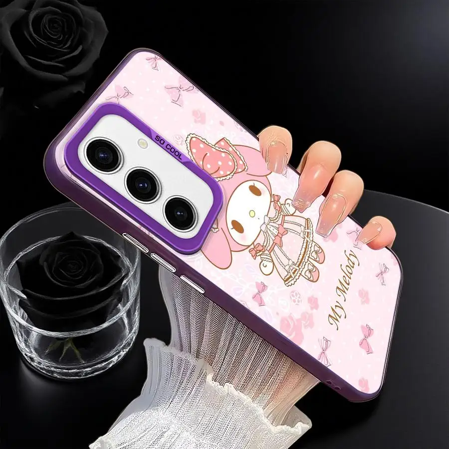 Funda trasera de teléfono para Samsung Galaxy A33 A34 A36 A23 A32 A22 A52 A26 A25 A53 A24 A73 Happy Melody - imagen 2