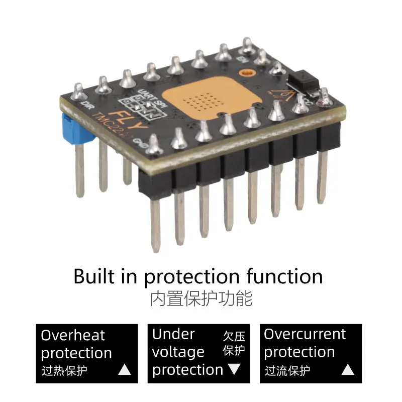 Mellow SPI/UART Silent Driver TMC2240 V1.0 Stepper Motor Driver 3D Printer Parts For Voron VzBoT Ender3 Replace TMC2209 - imagen 4