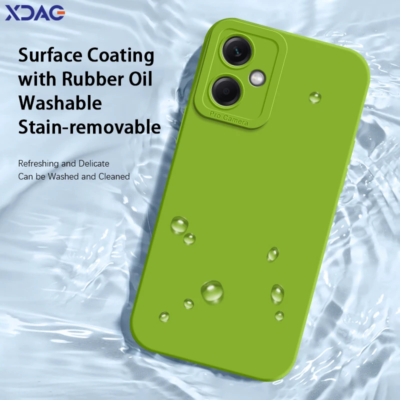 Funda de silicona líquida con ojos de ángel para Xiaomi POCO F5 Pro, F5Pro, POCOF5, protector de cámara de silicona suave, armadura de teléfono a prueba de golpes - imagen 4