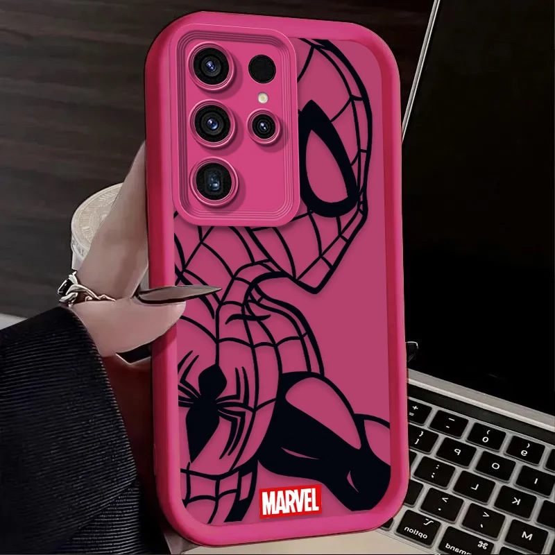 Funda Marvel Spiderman Ironman para Samsung Galaxy S25 S24 S23 Ultra S22 S21 Plus FE A36 A56 A26 A16 A06 A15 A25 A35 A55 5G - imagen 4
