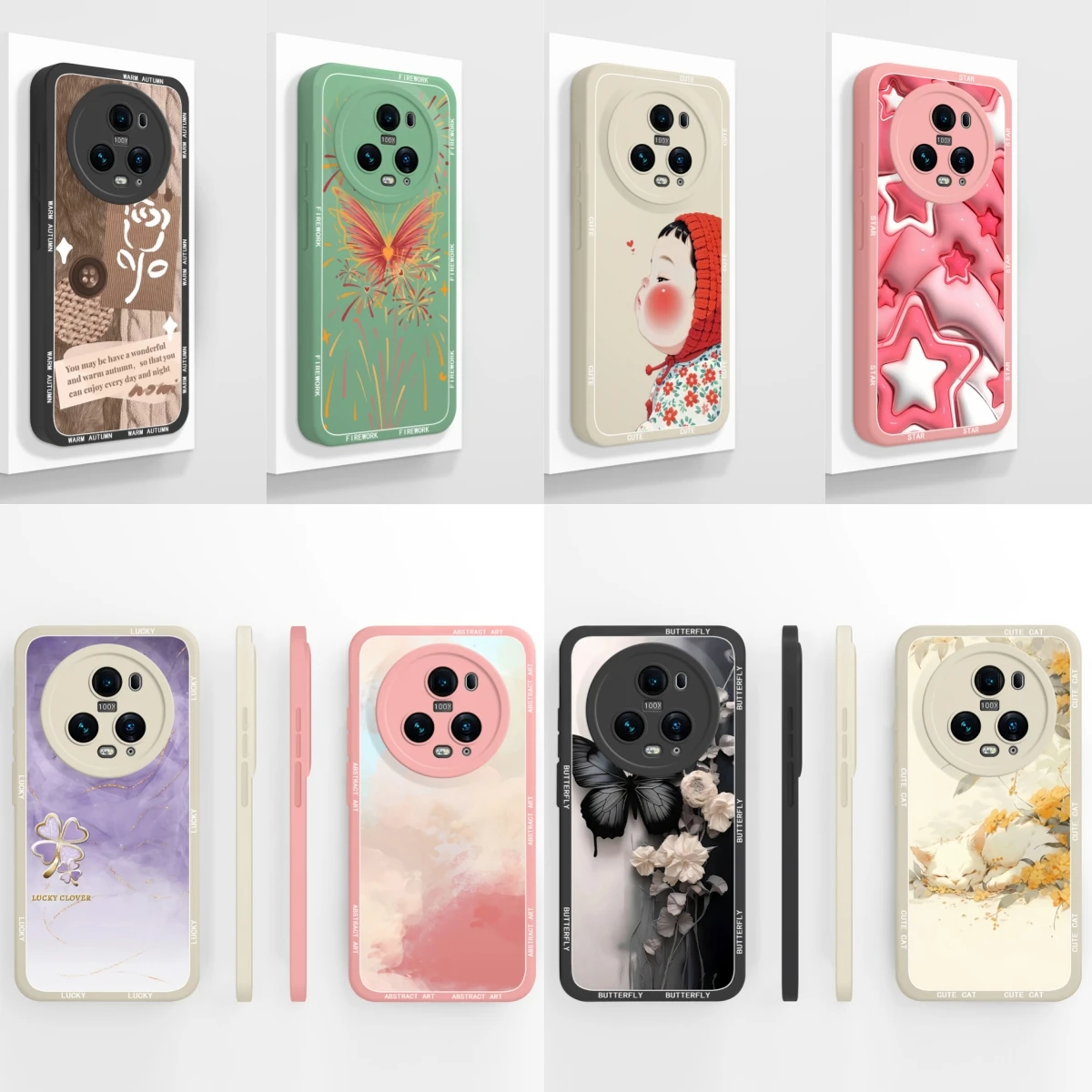 Funda de teléfono para Honor Magic 5 Pro, Funda trasera con flores pintadas, Funda de protección completa para Honor Magic5 Pro, Capa de silicona líquida suave
