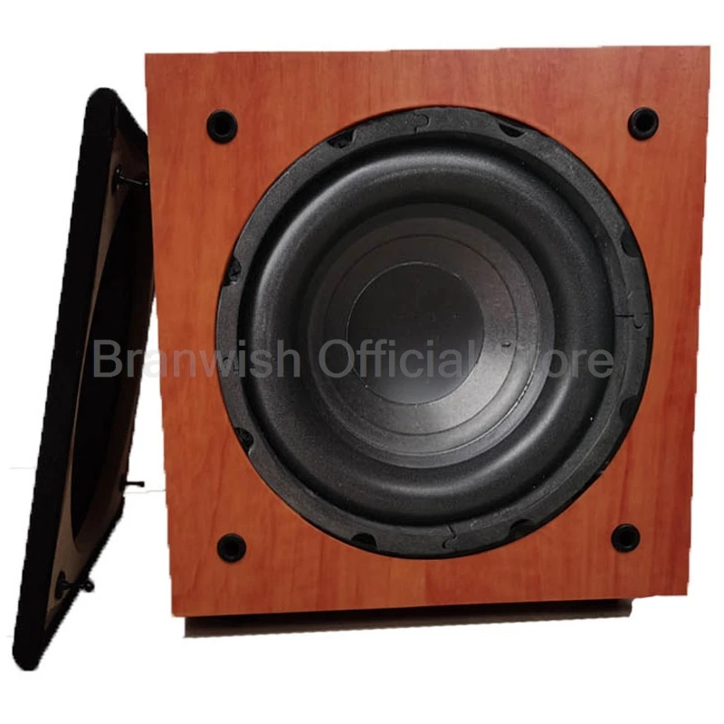 Subwoofer de 150W x 2, 8 pulgadas, altavoz activo de 100-240V, Tweeter de Supergraves de madera HiFi, caja de sonido portátil de 4ohm para Audio de cine en casa, 1 ud. - imagen 4