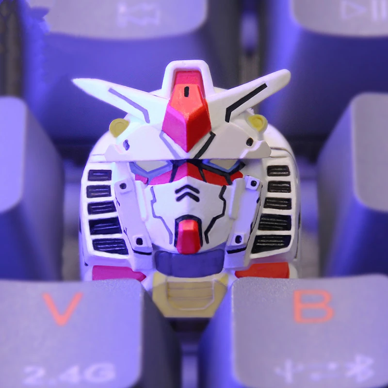 GMK-teclas de resina EVE 01, tema Cherry Cherry, perfil personalizado, Edgerunners, bonito regalo artesanal - imagen 5