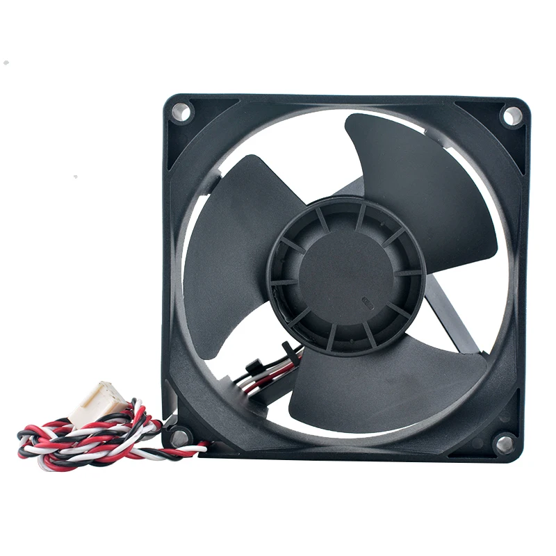 Ventilador de flujo axial para motor de refrigerador, 3 pines CC 12 V, ventilador de refrigeración de 0,09 A, FD1290-S20A3G, 9,2 cm, 92 mm