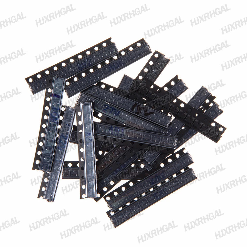 Diodo Zener en SOT23, KIT de muestras de paquetes ki hjxrhgal, 20 tipos x 10 piezas = 200 piezas - imagen 4