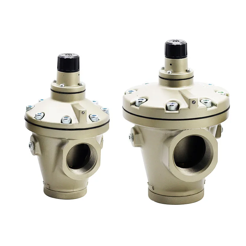 Válvula reductora de presión neumática de gran diámetro AR825-14 Válvula reguladora de presión piloto interna de AR925-20 de aire de gran flujo