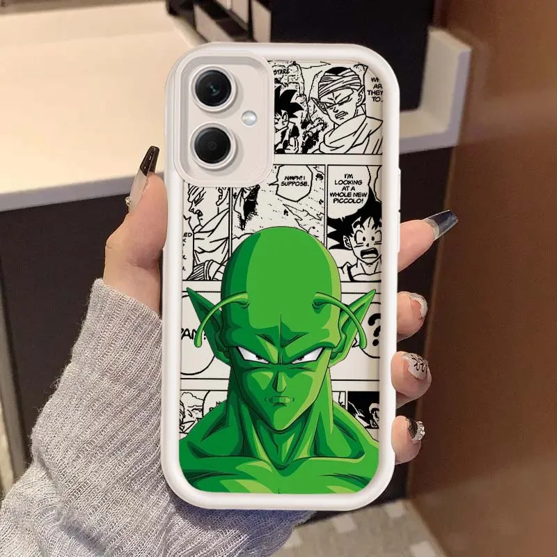 D-Dragon Ball Anime Art Cover para Redmi Note 14 13 12 11 13R 12R 12T 11T Pro Plus Eye Ladder funda de teléfono - imagen 4