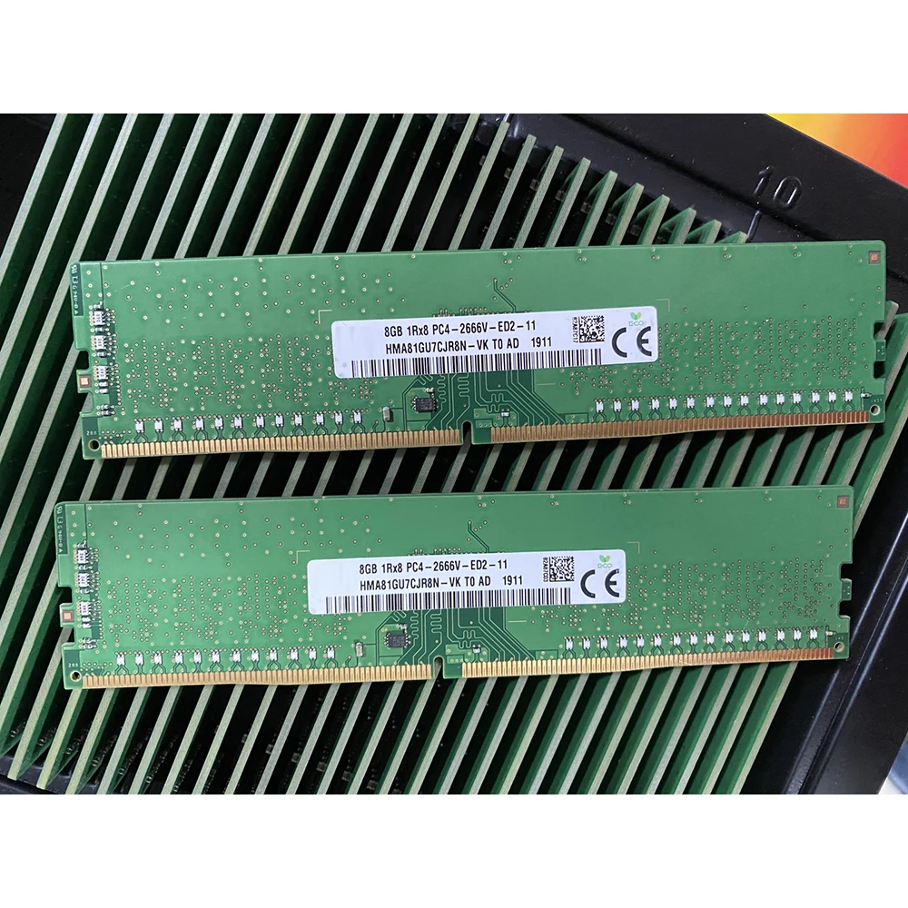 1 Uds RAM para SK Hynix 8G 8GB 1RX8 PC4-2666V ECC UDIMM memoria DDR4 2666 HMA81GU7CJR8N-VK - imagen 4