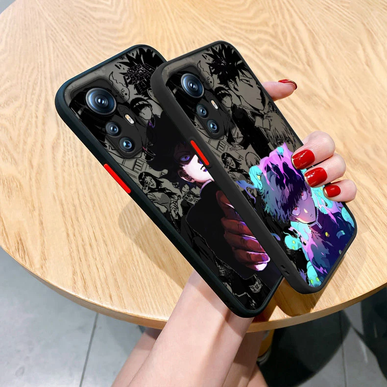 Funda de teléfono Mob Psycho 100 para Redmi Note 13, 12, 11, 10 Pro Plus Pro S T 5G, cubierta translúcida mate esmerilada - imagen 5