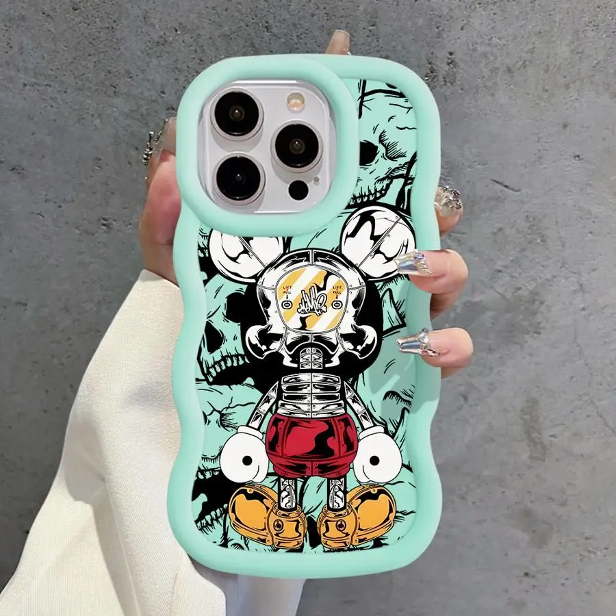 Funda de TPU suave con calavera de DisneyMickey para Apple iPhone 7 16e 13 12 11 Pro 12 16 15 14 Pro Max XS Max 15 16 Plus 8 - imagen 5