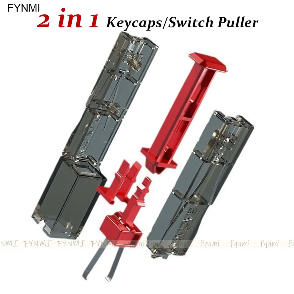 Fynmi-extractor de teclas multifuncional 2 en 1, herramientas para teclados mecánicos - imagen 4