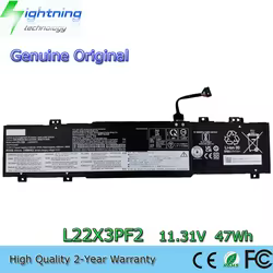 Batería genuina L22C3PF2 11,31 V 47Wh para Lenovo Ideapad SLIM 3 15IRH8 16ABR8 16IRU9