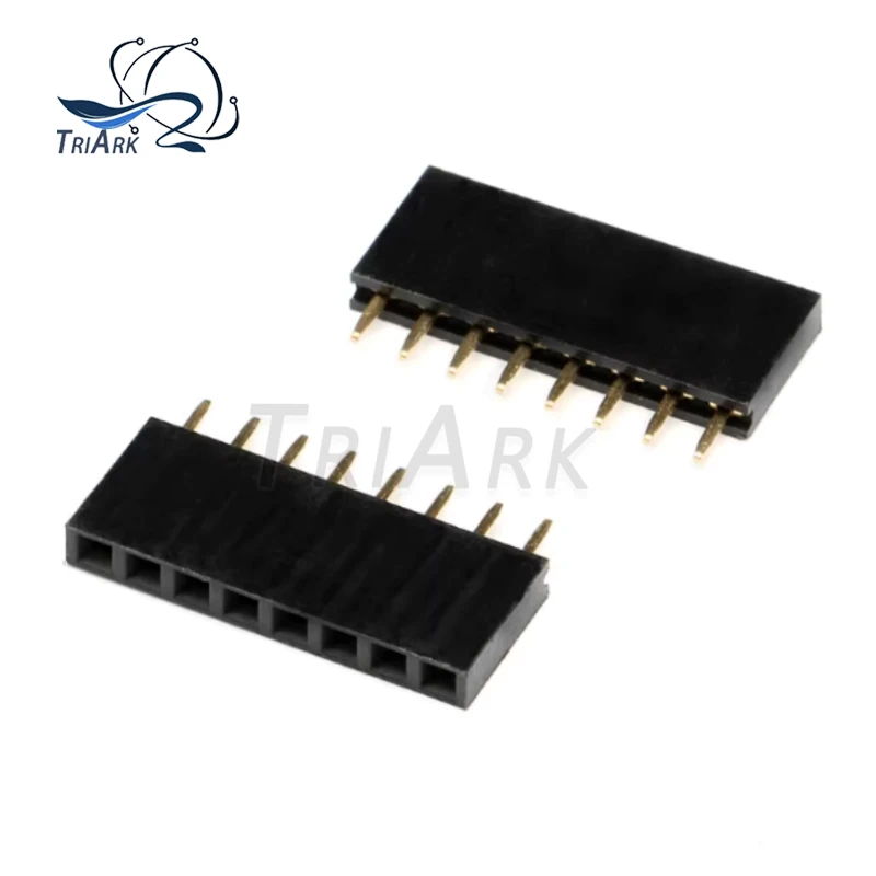 20 piezas 2,54mm Pin de una sola fila hembra paso del zócalo 1*2p 3p 4p 5p 6p 7p 8p 9p 10p 12p 14p 16p 18p 20p 25p 40p conector de Pin - imagen 3
