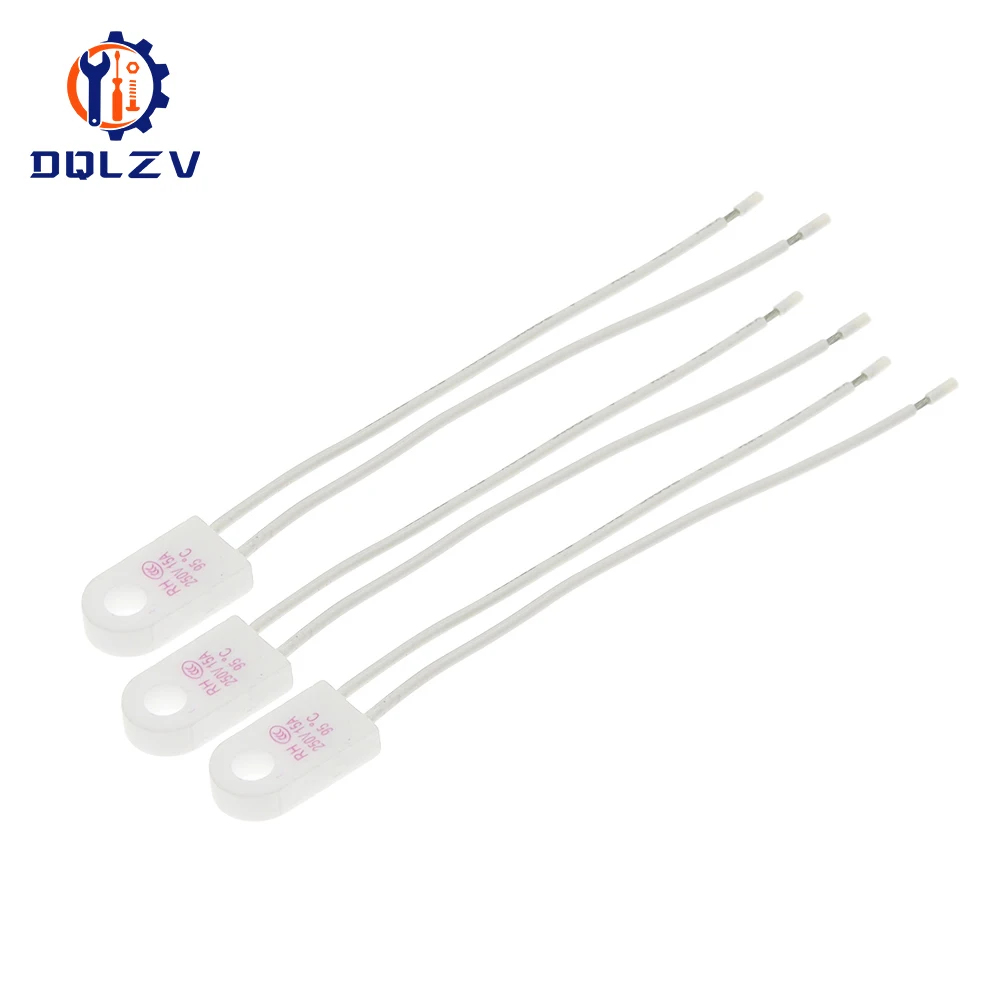 RH 95C 115C 125C 130C 135C 150C 180C 230C grados RH fusible de temperatura de corte 15A 250V fusible térmico del Motor del ventilador - imagen 3