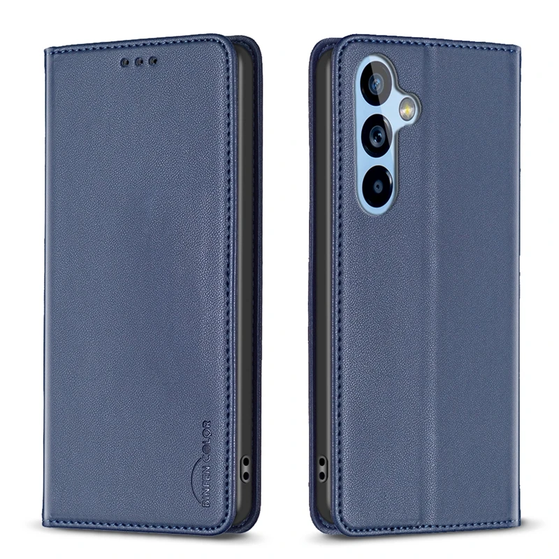 Funda de teléfono con tapa magnética para Samsung Galaxy M34 5G, cubierta de cuero con ranura para tarjeta, SM-M346B - imagen 3