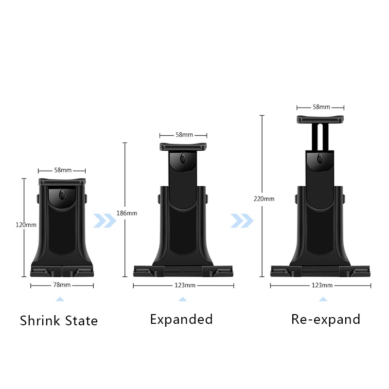 Adjustable Car CD Slot Tablet Stand Phone Holder for iPhone 16 15 14 13 12 11 iPad Pro Air Mini 4 to 11 Inch Samsung Xiaomi Pad - imagen 2