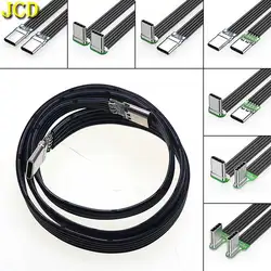 Cable USB-C JCD de Silicona Plana Carga Rápida y Datos